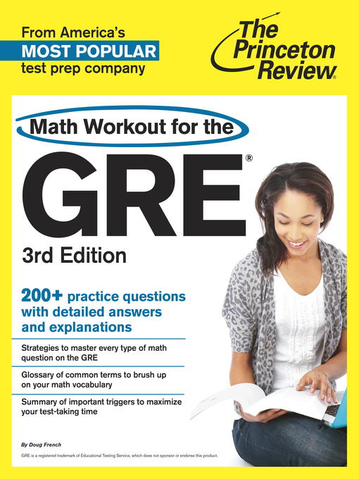 Title details for Math Workout for the GRE by Princeton Review - Available